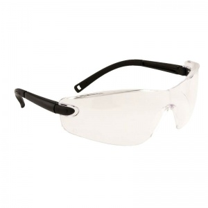 Portwest Clear Profile Frameless Safeguard Safety Glasses PW34CLR