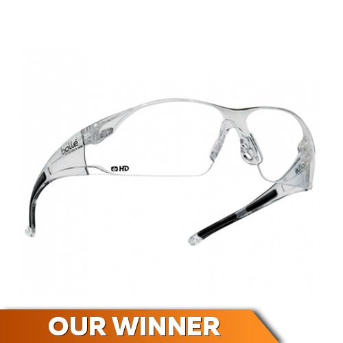 Boll Rush HD Clear Safety Glasses RUSHDPI