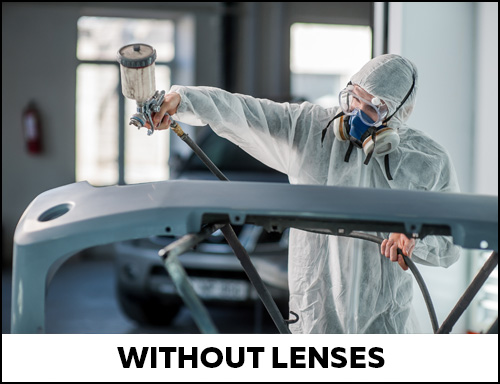 Amber lenses help to block out blue light, making it easier to see in low-light situations