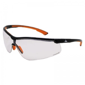 MCR Marazion Clear Lens Wraparound Safety Glasses