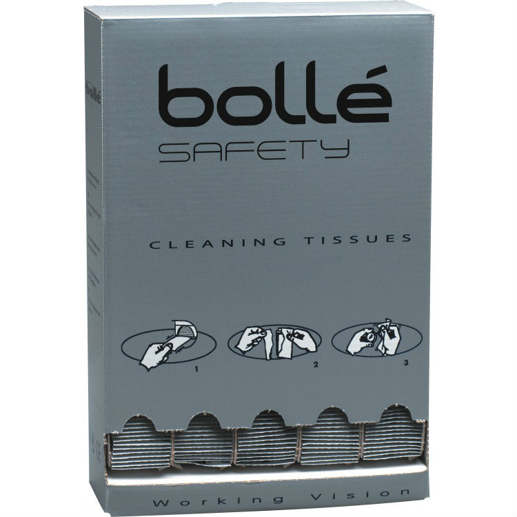 Bollé Individually Packed Cleaning Tissues for Safety Glasses and
