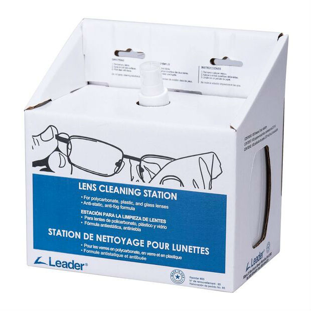 Leader Lens Cleaning Station for Safety Glasses and Goggles