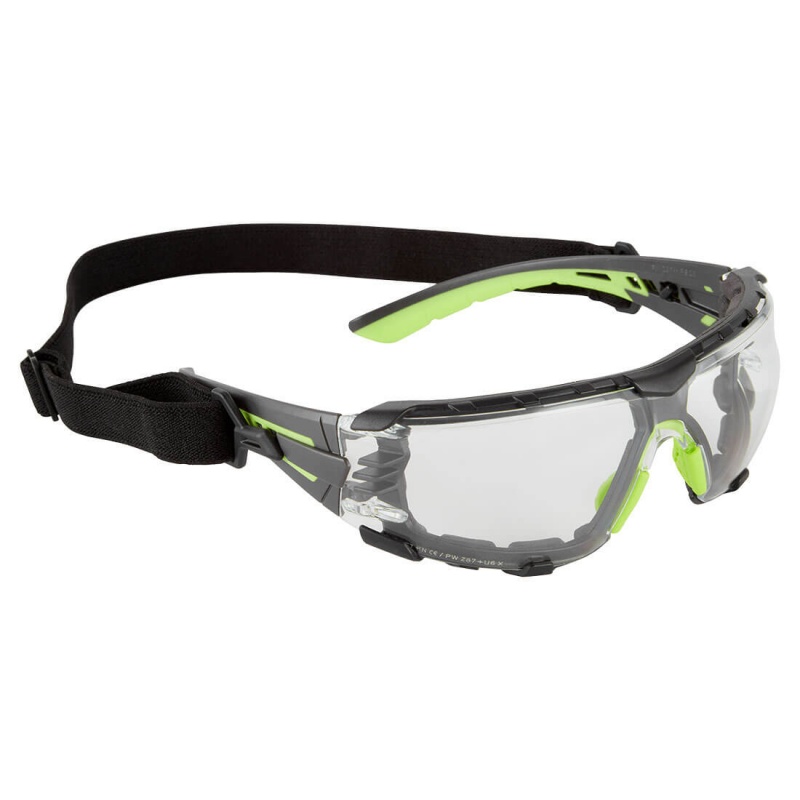 Portwest PS28 Clear Lens Glasses SafetyGoggles.co.uk