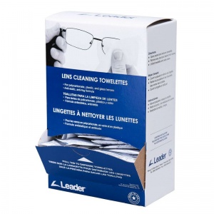 Leader Lens Cleaning Towelettes (Pack of 100)