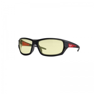 Milwaukee 4932478928 Yellow Performance Work Safety Glasses