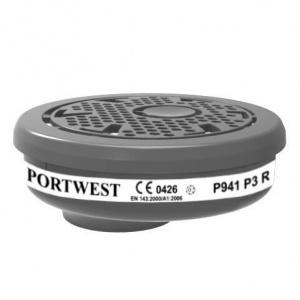 Portwest P3 Particle Filter Bayonet Connection P941BRR (Pack of 6 Filters)