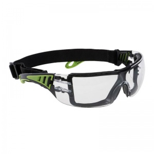 Portwest Clear Tech Look Plus Safety Glasses PS11CLR