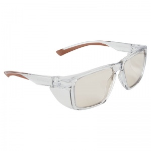 Portwest PS26 Side Shield Safety Glasses (Brown)