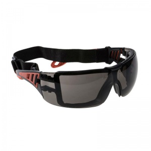 Portwest Smoke Lens Tech Look Plus Safety Glasses PS11SKR