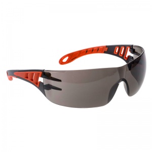 Portwest Smoke Lens Tech Look Safety Glasses PS12SKR