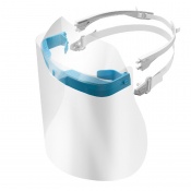 Bollé CURA-F PFSCURFP02 Medical Face Shield With Temples and Buckles