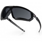 Traega Luga Hybrid Smoke Lens Level B Impact-Resistant Safety Goggles