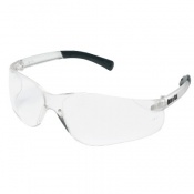 MCR BearKat Clear Lens Wraparound Scratch-Resistant Safety Glasses