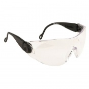 Portwest Clear Contoured Safety Glasses PW31CLR