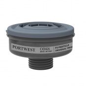 Portwest P3 Particle Filter with Universal Tread P946BKR (Pack of 6 Filters)