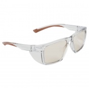 Portwest PS26 Side Shield Safety Glasses (Brown)