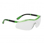 Portwest Clear Neon Safety Glasses PS34CLR