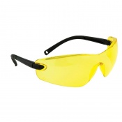 Portwest Amber Lens Profile Frameless Safeguard Safety Glasses PW34AMR