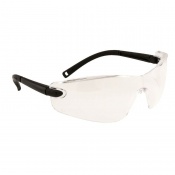 Portwest Clear Profile Frameless Safeguard Safety Glasses PW34CLR