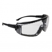 Portwest PS03 Anti-Scatch and Anti-Mist Clear Safety Glasses