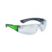 Boll Rush+ Phosphorescent Clear Safety Glasses RUSHPGLO