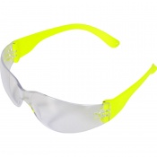 UCi Java Clear Safety Glasses with Hi-Vis Arms I907-HVY