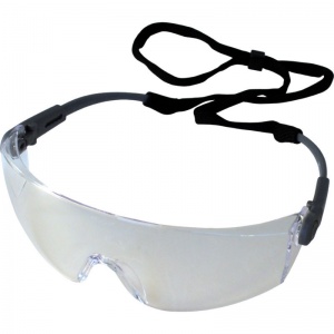 UCi Solomon Clear Adjustable Safety Glasses with Neck Cord I707