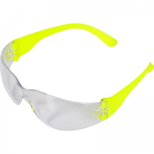 UCi Java Clear Safety Glasses with Hi-Vis Arms I907-HVY