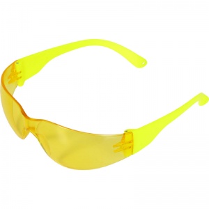 UCi Java Yellow Lens Safety Glasses with Hi-Vis Arms I907-HVY
