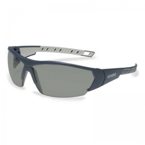 Uvex i-Works Grey Tinted Safety Glasses 9194-270