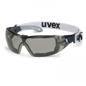Uvex Pheos Guard S Grey Anti-Glare Safety Glasses 9192-681