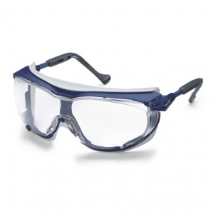 Uvex Skyguard NT Blue-Framed Clear Safety Glasses 9175-260