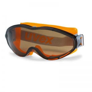 Uvex Ultrasonic Brown-Tinted Safety Goggles 9302-247